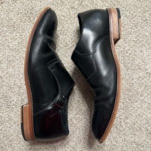 Stacy Adams men’s dinsmore plain toe monk strap loafers